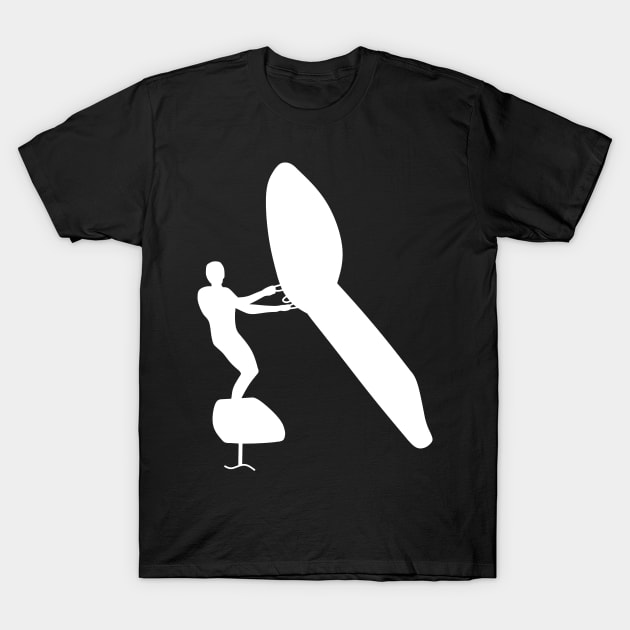 Wingsurfing with wingfoil T-Shirt by der-berliner